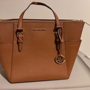 Michael Kors Brown Leather Satchel